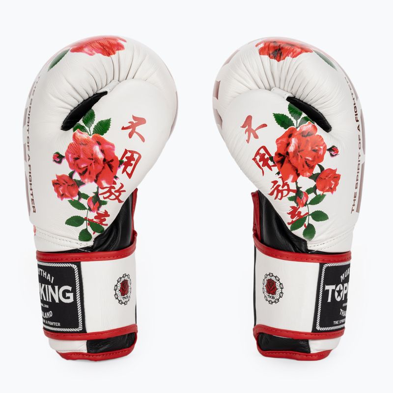 Rękawice bokserskie Top King Boxing Rose white 3