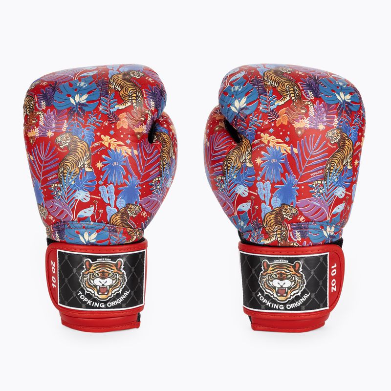 Rękawice bokserskie Top King Boxing Wild Tiger black/red