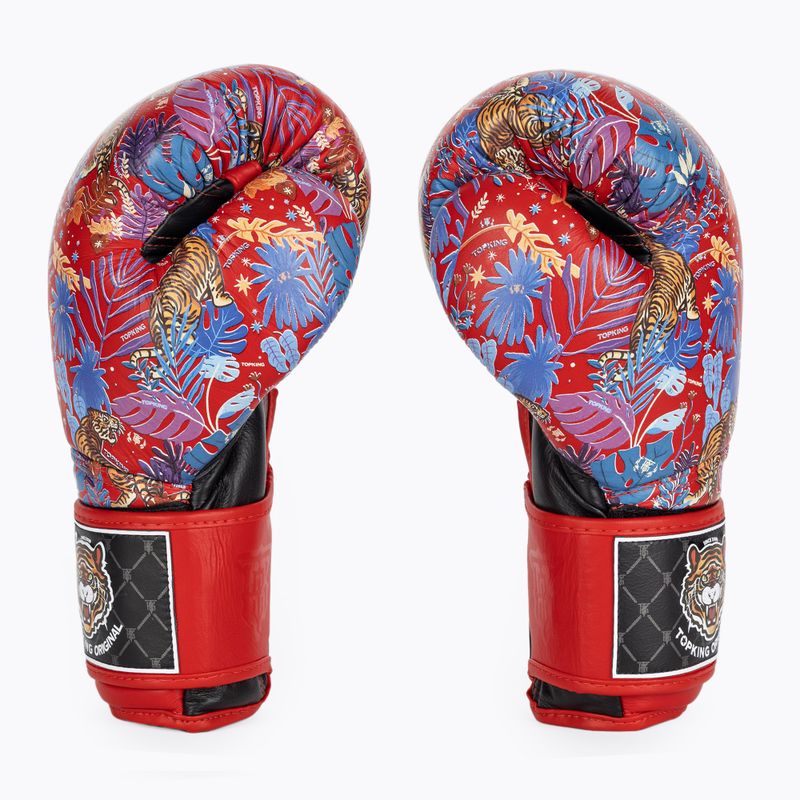 Rękawice bokserskie Top King Boxing Wild Tiger black/red 3