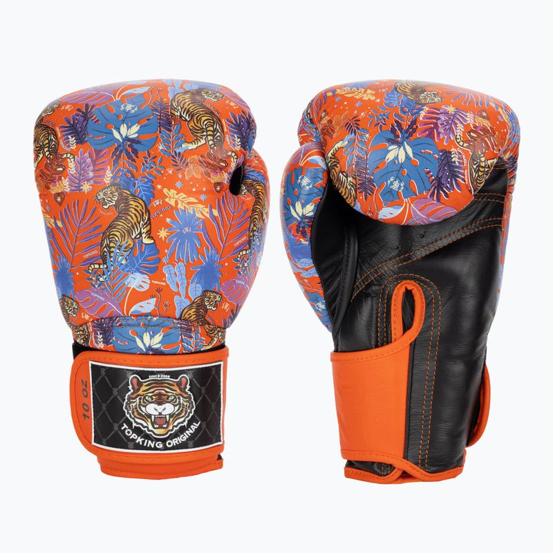 Rękawice bokserskie Top King Boxing Wild Tiger black/orange