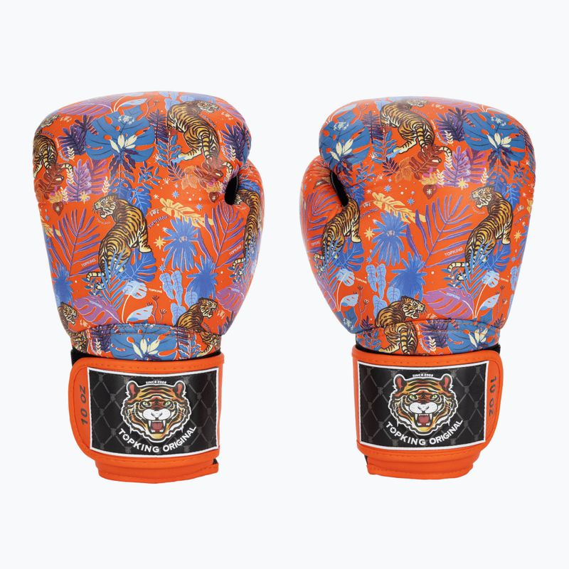 Rękawice bokserskie Top King Boxing Wild Tiger black/orange