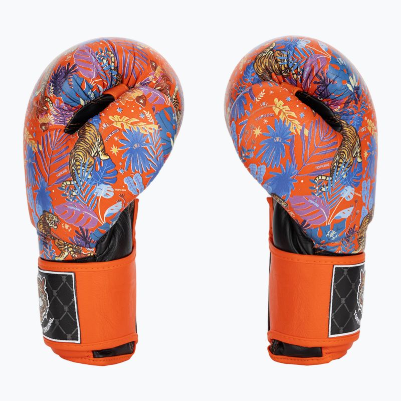 Rękawice bokserskie Top King Boxing Wild Tiger black/orange 3
