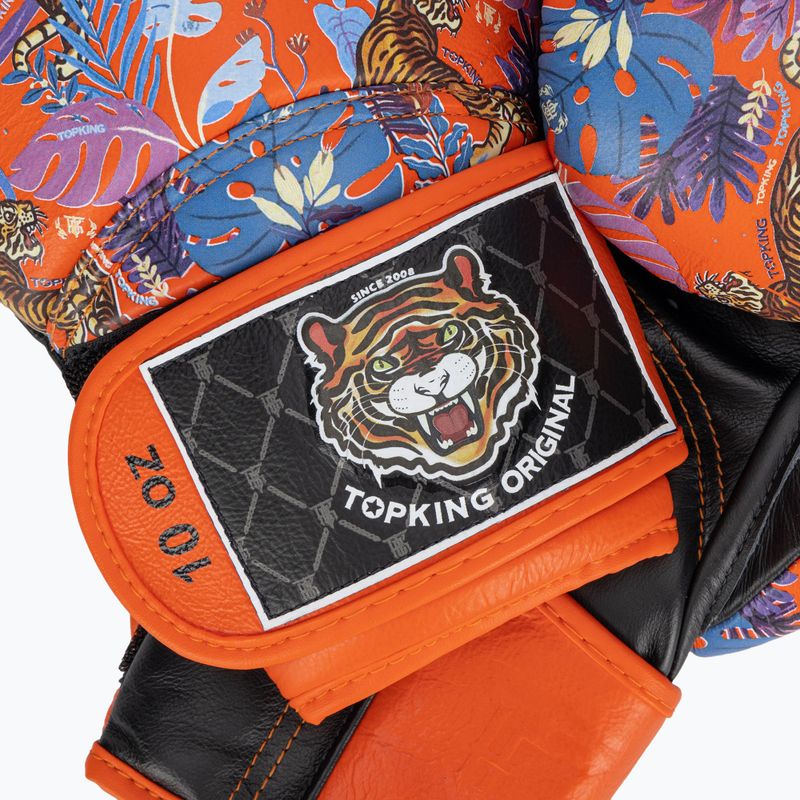 Rękawice bokserskie Top King Boxing Wild Tiger black/orange 4