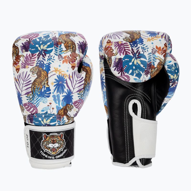 Rękawice bokserskie Top King Boxing Wild Tiger black/white