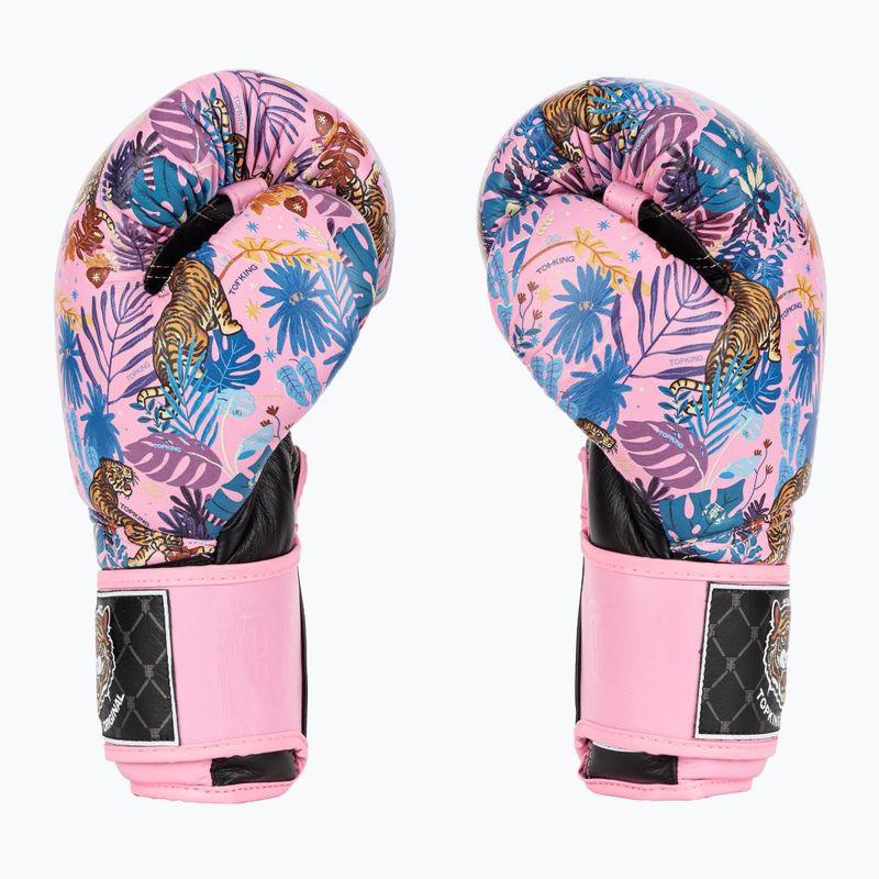 Rękawice bokserskie Top King Boxing Wild Tiger black/pink 3
