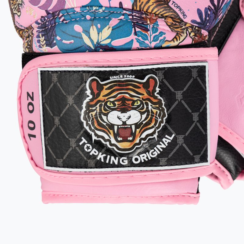 Rękawice bokserskie Top King Boxing Wild Tiger black/pink 4