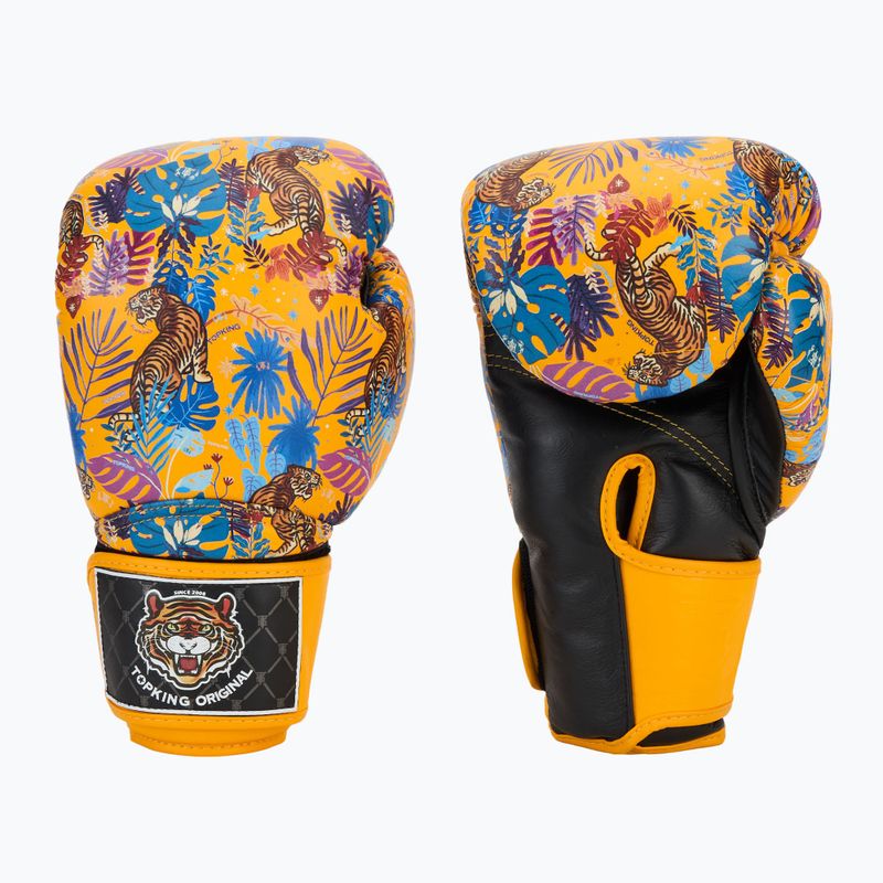Rękawice bokserskie Top King Boxing Wild Tiger black/yellow