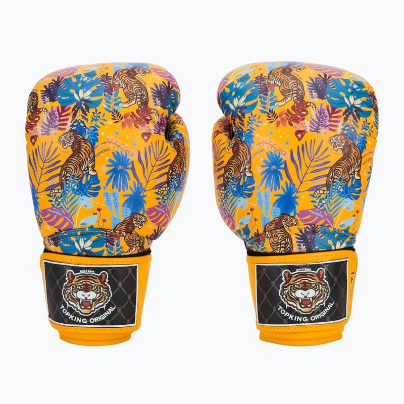 Rękawice bokserskie Top King Boxing Wild Tiger black/yellow 2