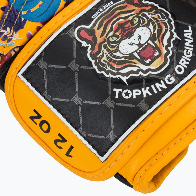 Rękawice bokserskie Top King Boxing Wild Tiger black/yellow 5