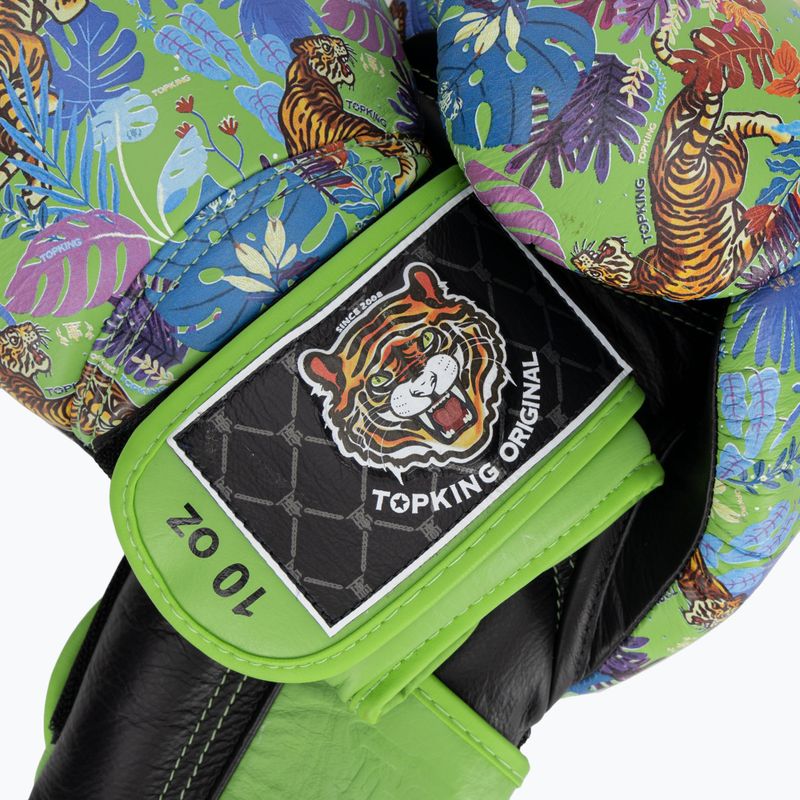 Rękawice bokserskie Top King Boxing Wild Tiger black/green 4