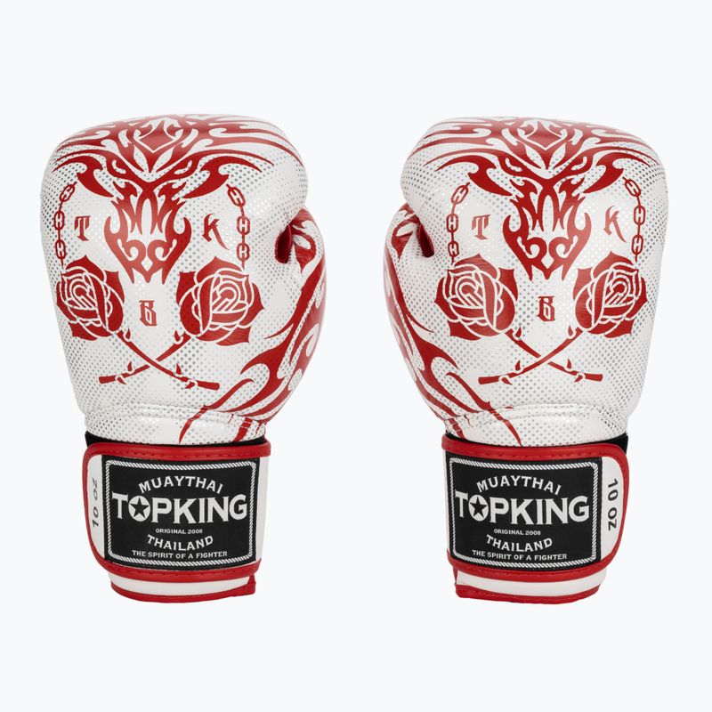 Rękawice bokserskie Top King Boxing Dragon red/white