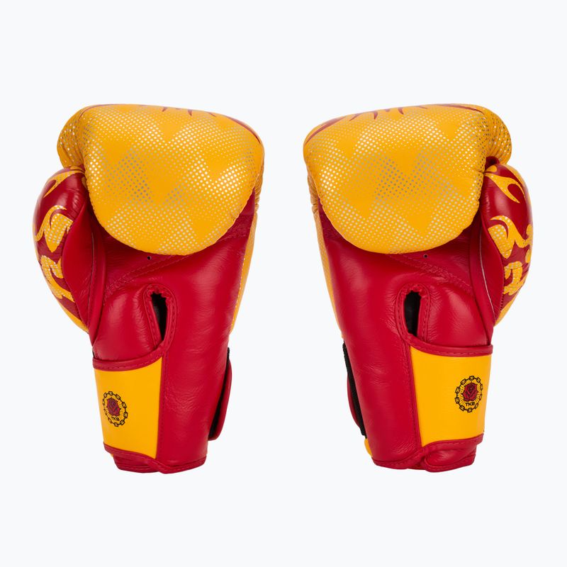 Rękawice bokserskie Top King Boxing Dragon yellow 3