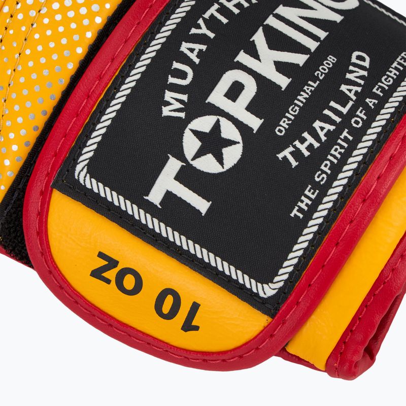 Rękawice bokserskie Top King Boxing Dragon yellow 5