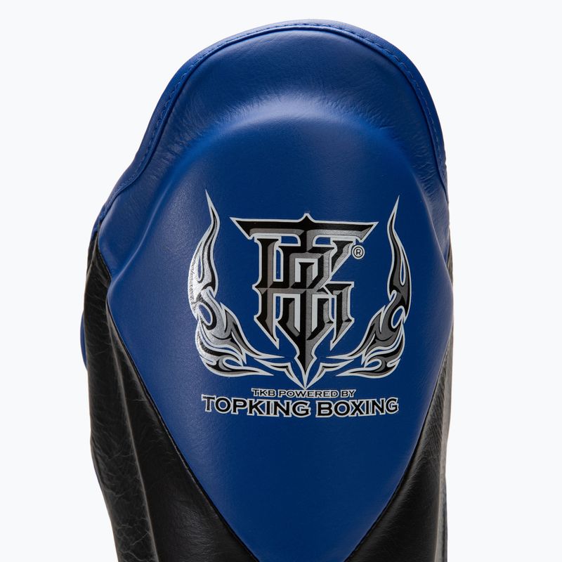 Ochraniacze piszczeli i stóp Top King Shin Guards Blend black/blue 3