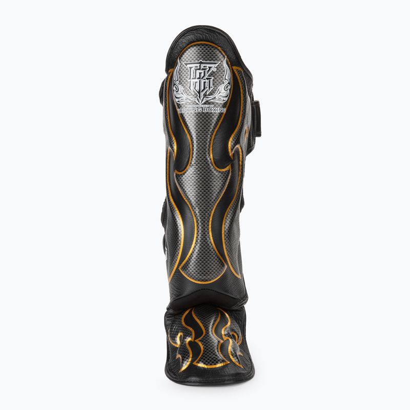 Ochraniacze piszczeli i stóp Top King Empower black/silver 3