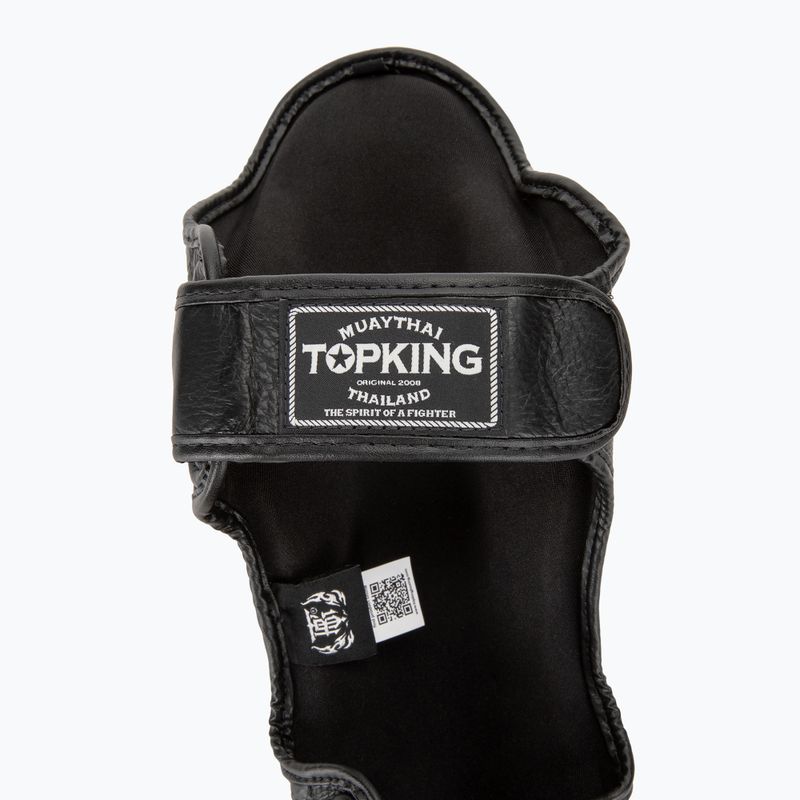 Ochraniacze piszczeli i stóp Top King Empower black/silver 6