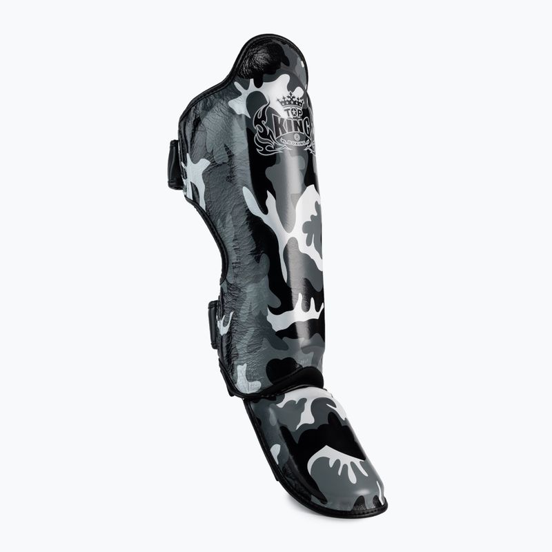 Ochraniacze piszczeli i stóp Top King Empower Camouflage grey