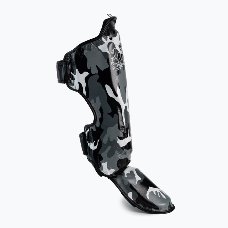 Ochraniacze piszczeli i stóp Top King Empower Camouflage grey 2