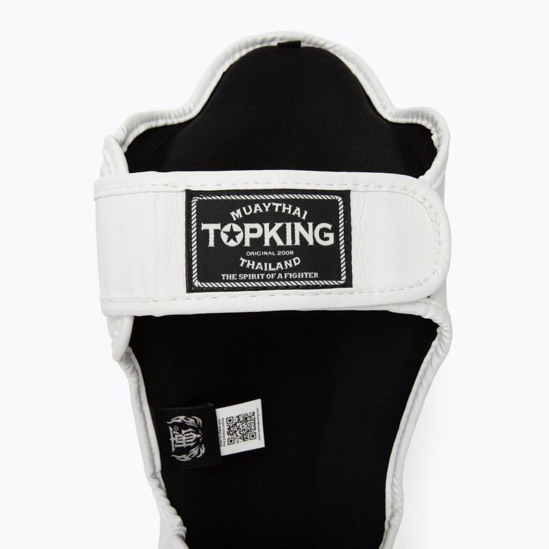 Ochraniacze piszczeli i stóp Top King Pro Semi Leather white 4