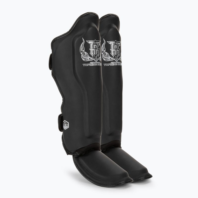 Ochraniacze piszczeli i stóp Top King Pro Semi Leather black