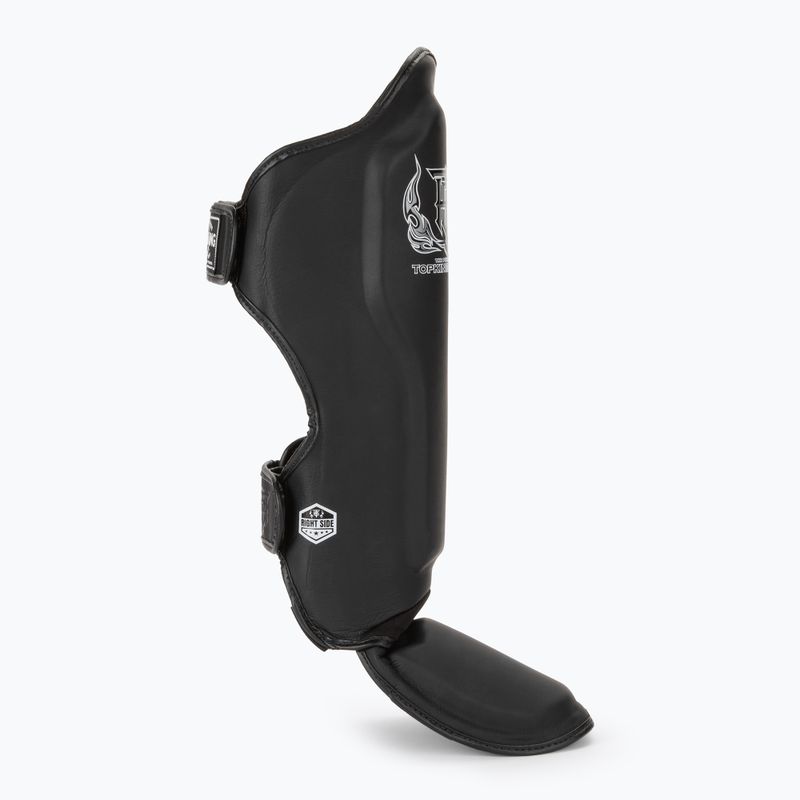 Ochraniacze piszczeli i stóp Top King Pro Semi Leather black 2