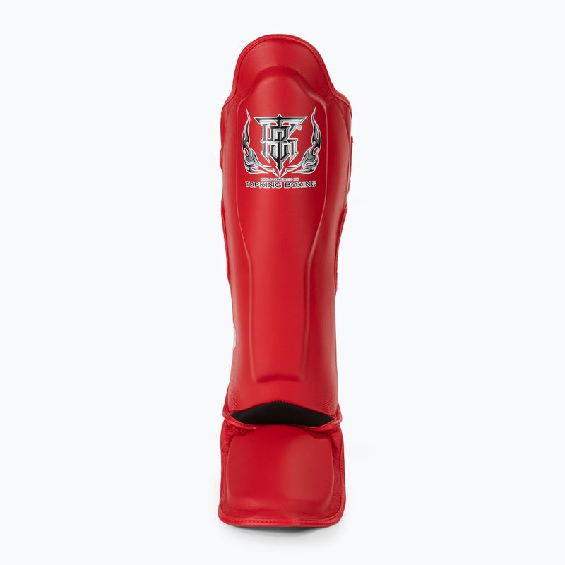 Ochraniacze piszczeli i stóp Top King Pro Semi Leather red 3