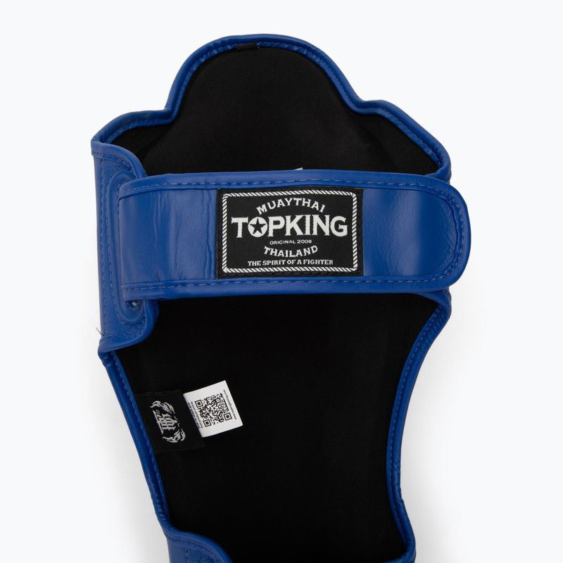 Ochraniacze piszczeli i stóp Top King Pro Semi Leather blue 4