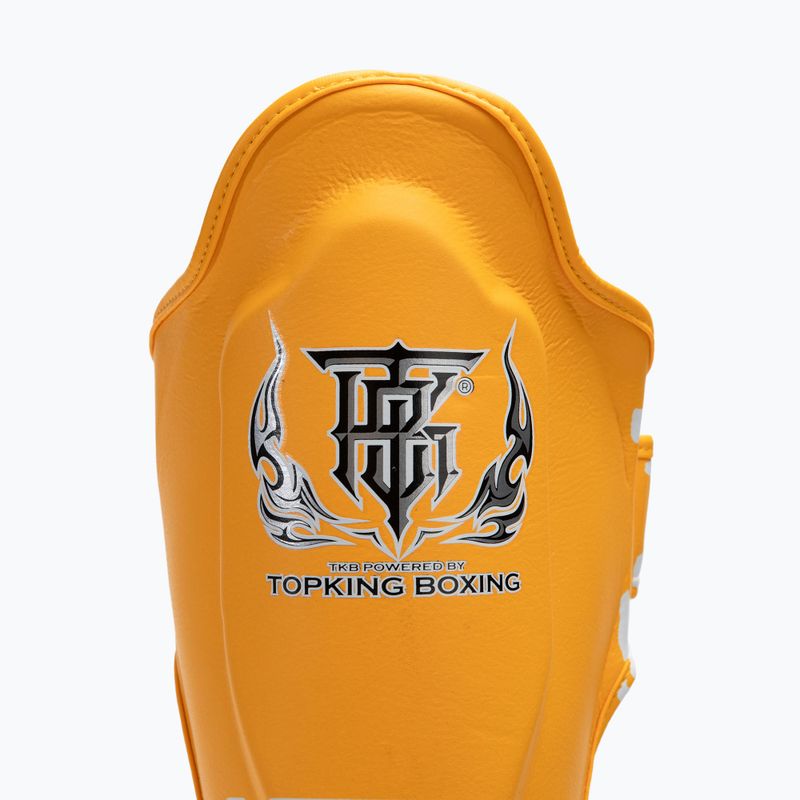 Ochraniacze piszczeli i stóp Top King Pro Semi Leather yellow 3