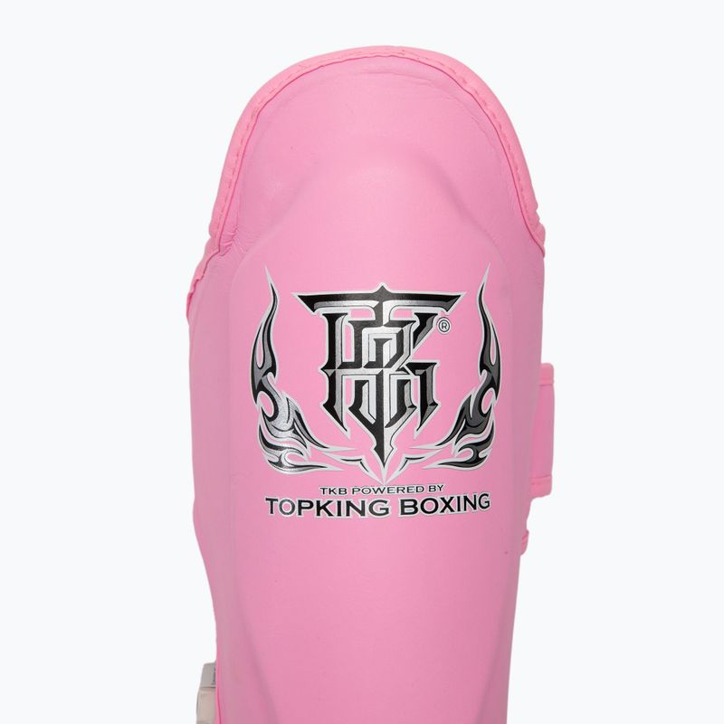 Ochraniacze piszczeli i stóp Top King Pro Semi Leather pink 3