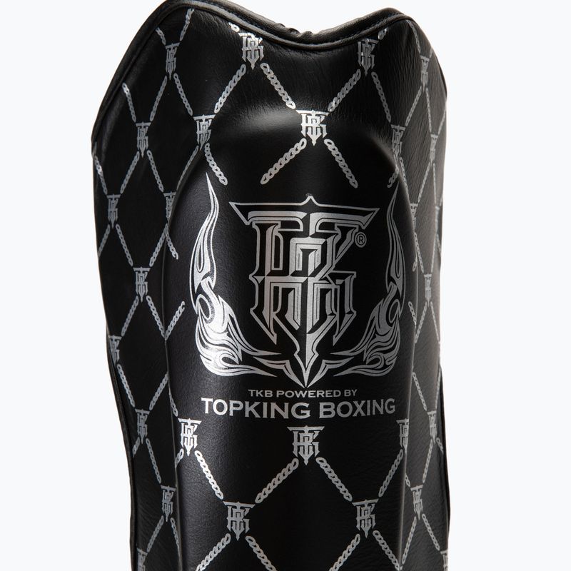 Ochraniacze piszczeli i stóp Top King Chain black/silver 3