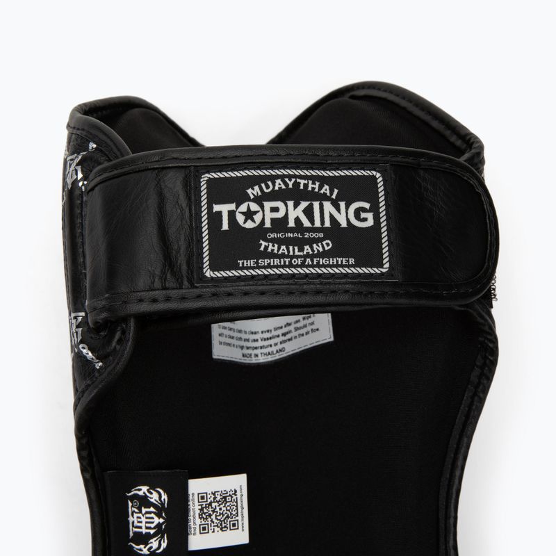 Ochraniacze piszczeli i stóp Top King Chain black/silver 4