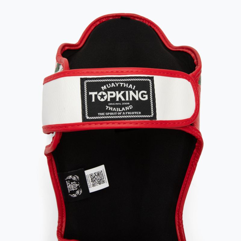 Ochraniacze piszczeli i stóp Top King Rose white 4