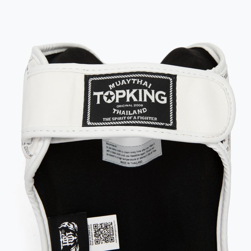 Ochraniacze piszczeli i stóp Top King Chain white/silver 4