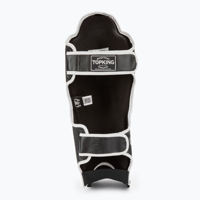 Ochraniacze piszczeli i stóp Top King Shin Guards Blend black/white 4