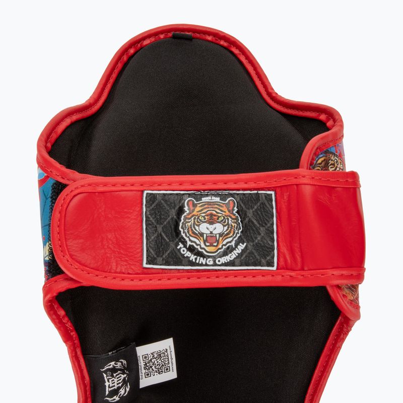 Ochraniacze piszczeli i stóp Top King Wild Tiger King red 6