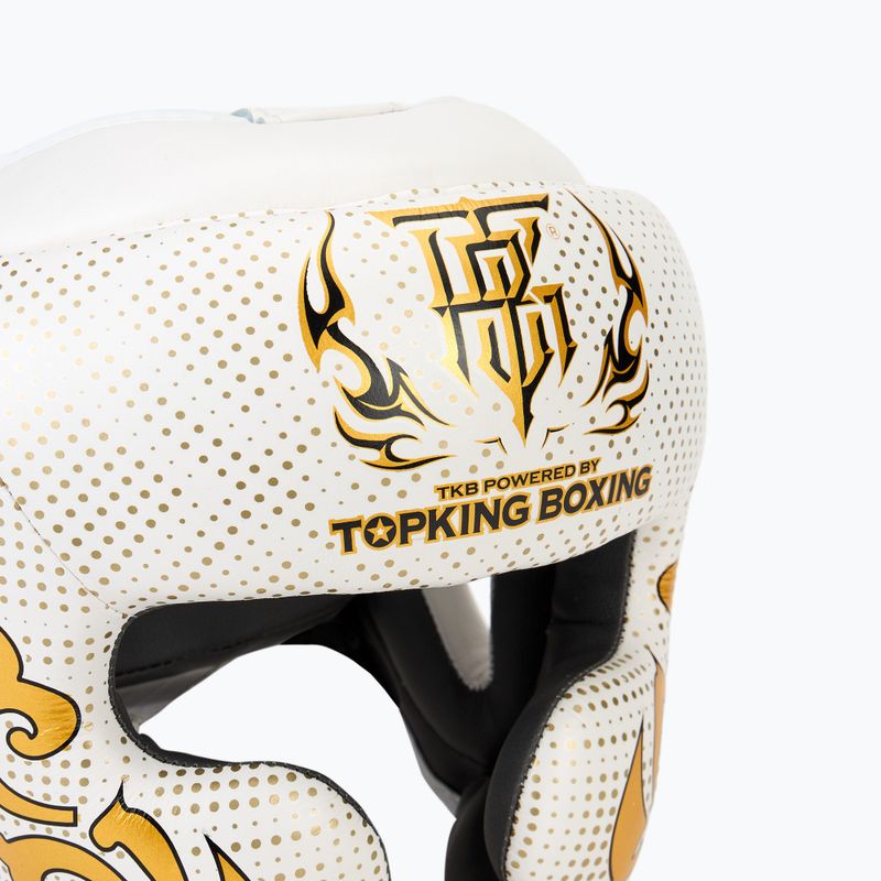 Kask bokserski Top King Kanok white 4