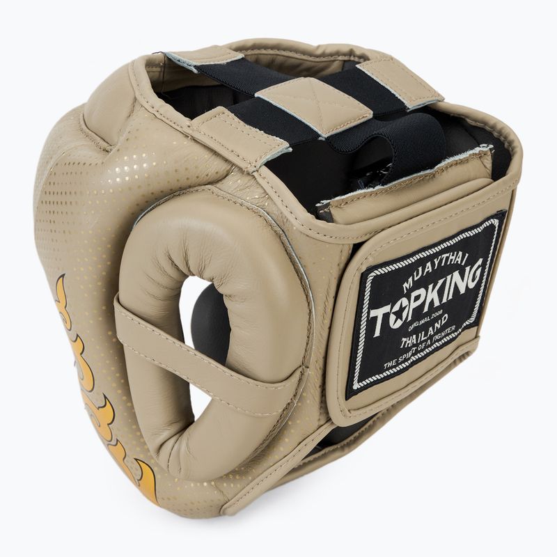 Kask bokserski Top King Kanok beige 3