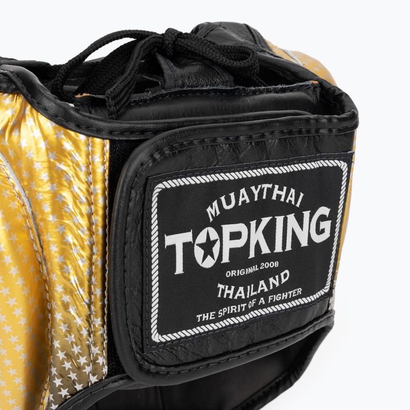 Kask bokserski Top King Super Star gold 5