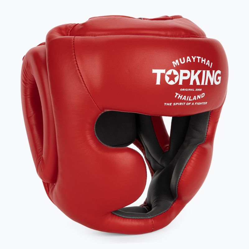 Kask bokserski Top King Full Coverage red