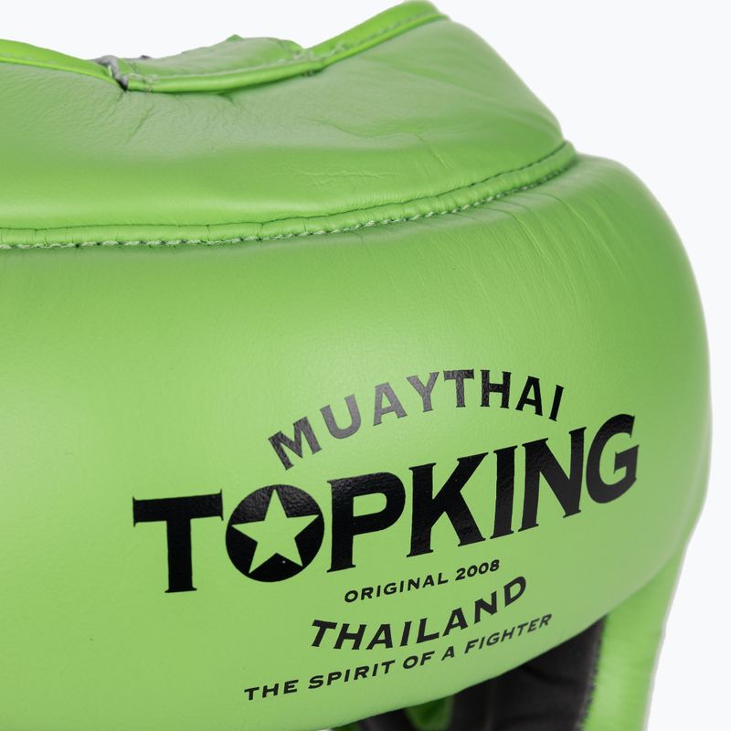 Kask bokserski Top King Full Coverage green 4