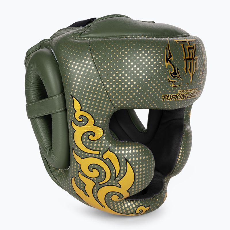 Kask bokserski Top King Kanok khaki