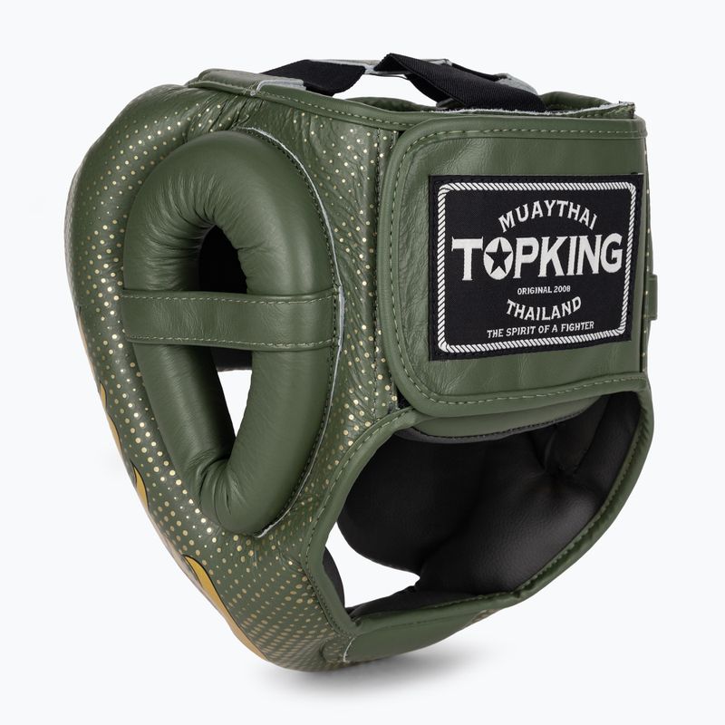 Kask bokserski Top King Kanok khaki 3