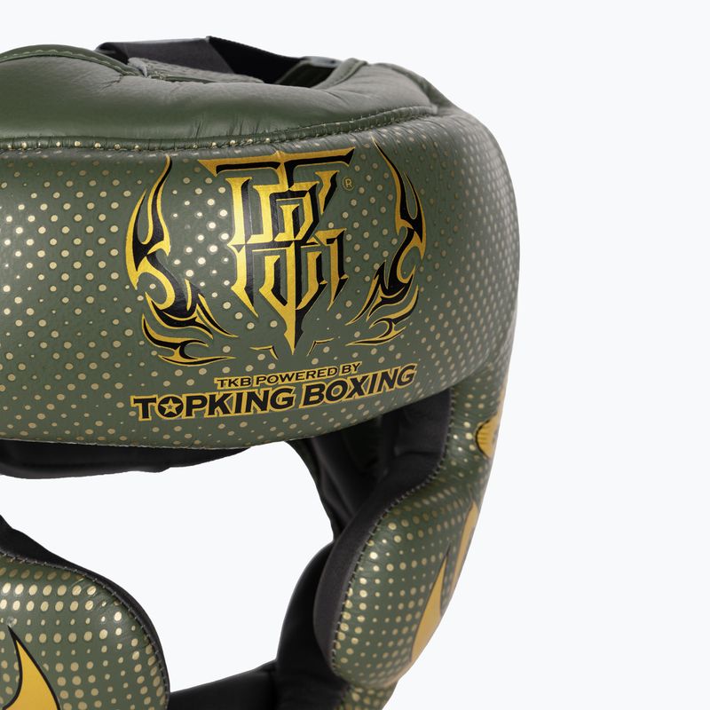 Kask bokserski Top King Kanok khaki 4
