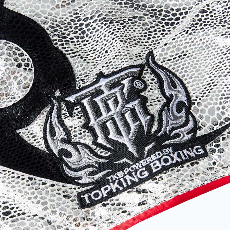 Spodenki treningowe Top King Kickboxing black/white 3