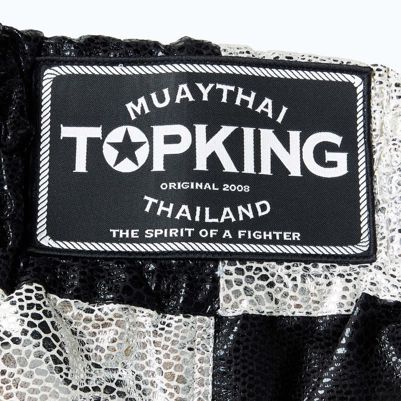 Spodenki treningowe Top King Kickboxing black/white 4