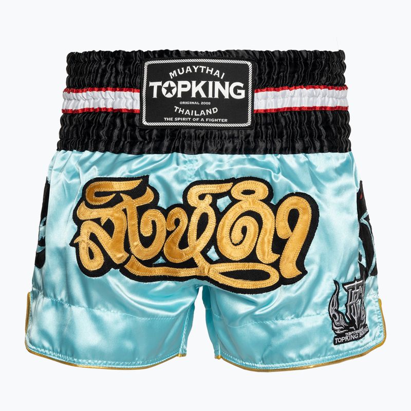 Spodenki treningowe Top King Kickboxing light blue