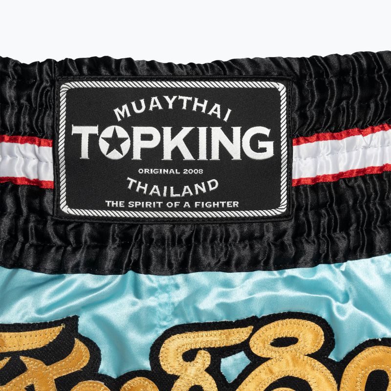 Spodenki treningowe Top King Kickboxing light blue 3