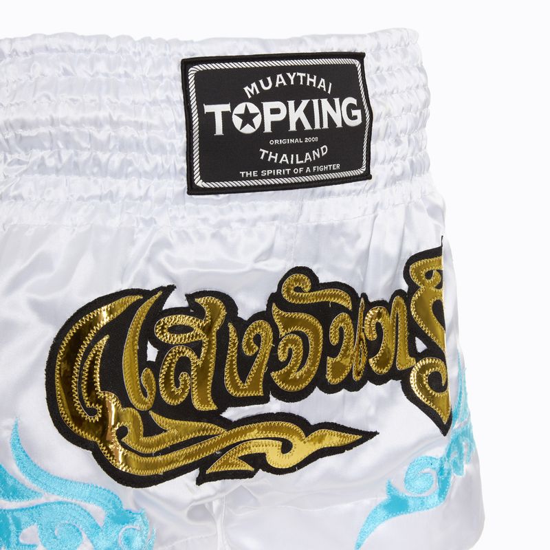 Spodenki treningowe Top King Kickboxing white 3