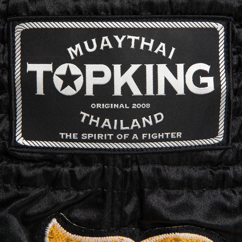 Spodenki treningowe Top King Thai Boxing black/gold 3