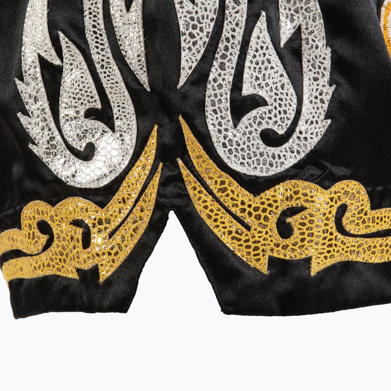 Spodenki treningowe Top King Thai Boxing black/gold 4